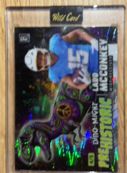 2022 Wild Card Prehistoric #4 Ladd McConkey — front