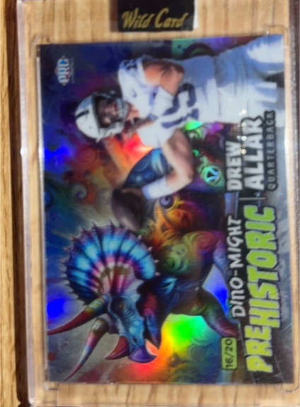 2023 Wild Card Prehistoric #18/20 Drew Allar — front