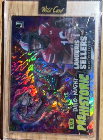 2022 Wild Card Dino-Might Hanoris Sellers Prehistoric #3/5 — front