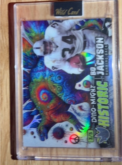 1995 Wild Card Dino-Might Historic Bo Jackson — front