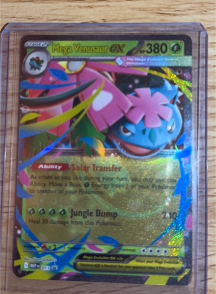 2017 Pokemon SM Burning Shadows #13 Mega Venusaur GX — front