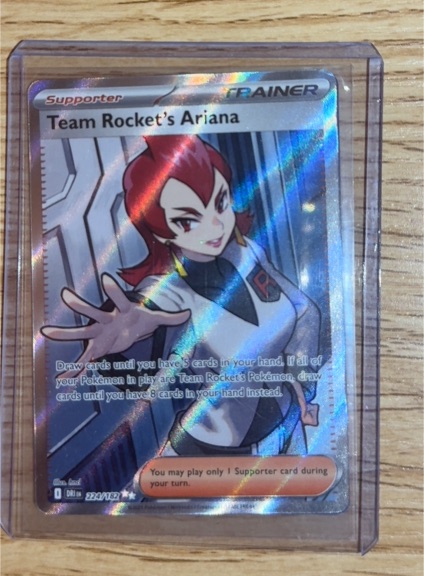 2022 Pokémon Sword & Shield Darkness Ablaze #224 Team Rocket's Ariana — front