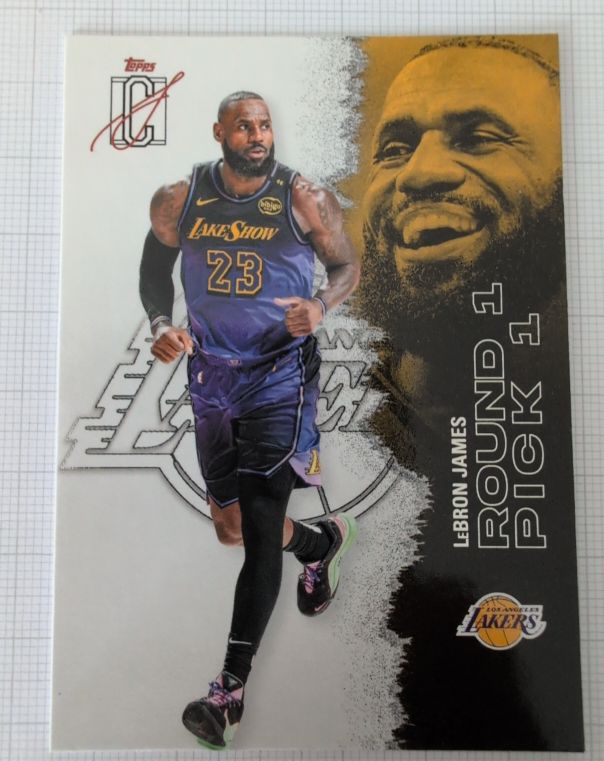 2021 Topps NBA I.D. #1 LeBron James — front
