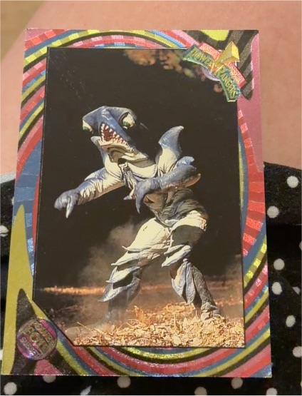 1994 Power Rangers #18 Shark Warrior — front