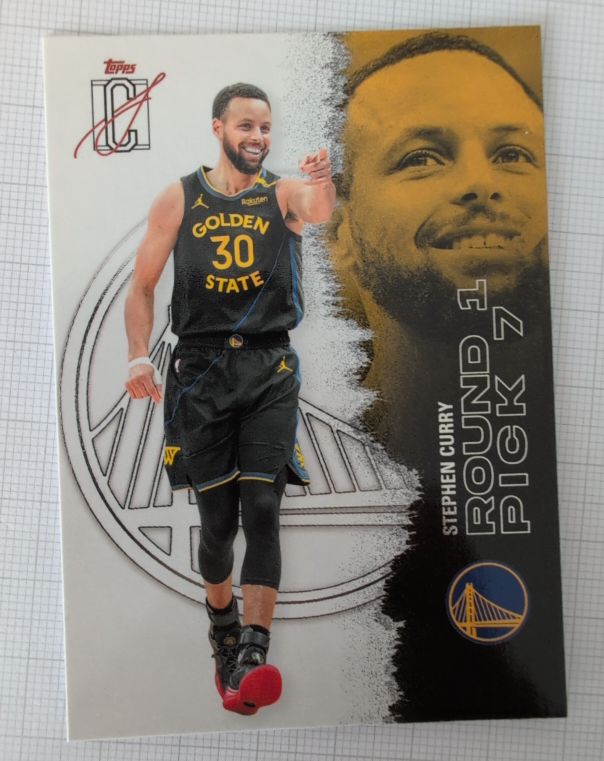 2021 Topps NBA ION #Round Pick 7 Stephen Curry — front
