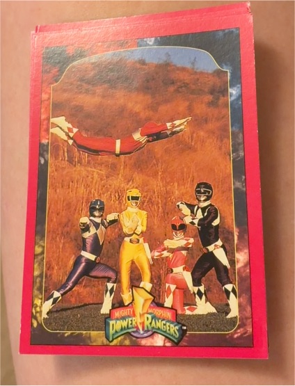 1994 SkyBox Mighty Morphin Power Rangers #1 — front