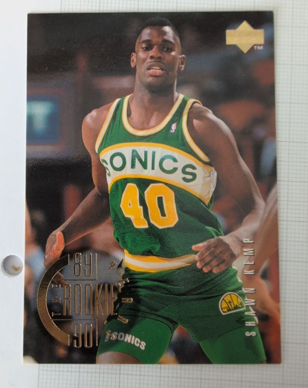 1990 Upper Deck #116 Shawn Kemp — front