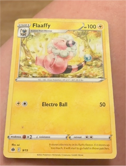 2022 Pokémon #9 Flaaffy — front