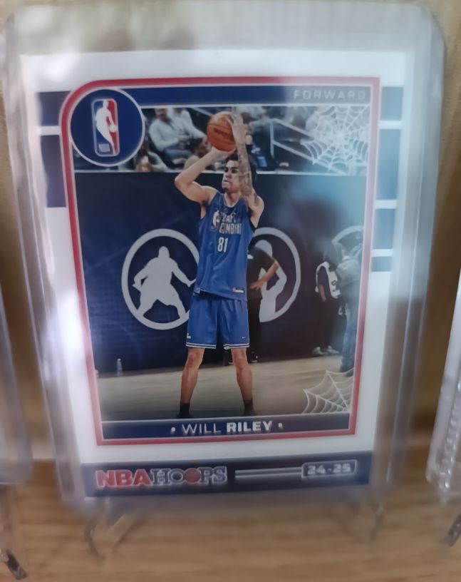 2024 Panini NBA Hoops #24-25 Will Riley — front