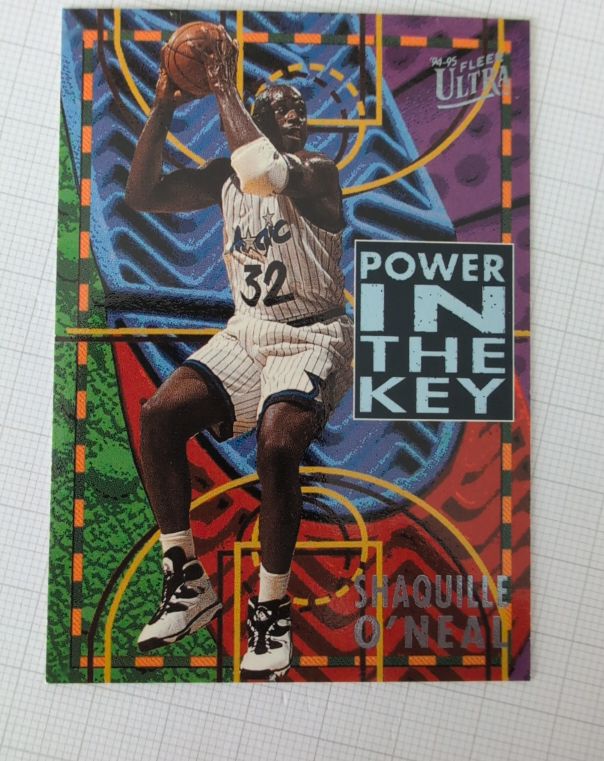 1994-95 Fleer Ultra Power In The Key Shaquille O'Neal — front