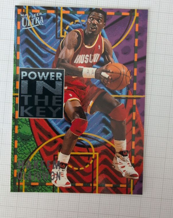 1994-95 Fleer Ultra Power In The Key Hakeem Olajuwon — front