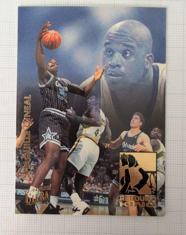 1993-94 Fleer Ultra Shaquille O'Neal Rebound King — front