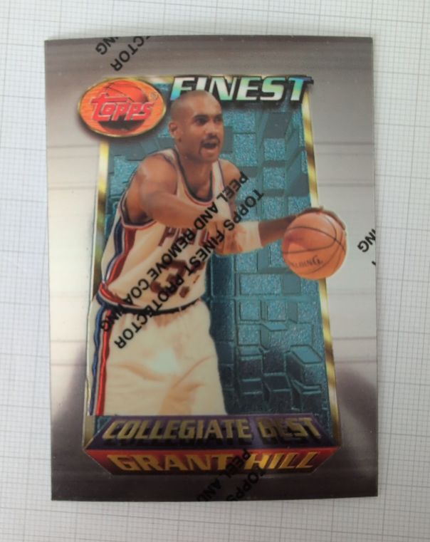 1994 Topps Finest Collegiate Best #CB1 Grant Hill — front