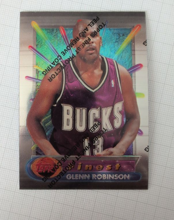 1997 Topps Finest #Glenn Robinson — front