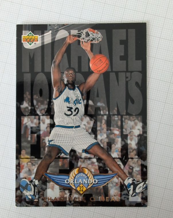 1993 Upper Deck Michael Jordan's Flight #32 Shaquille O'Neal — front