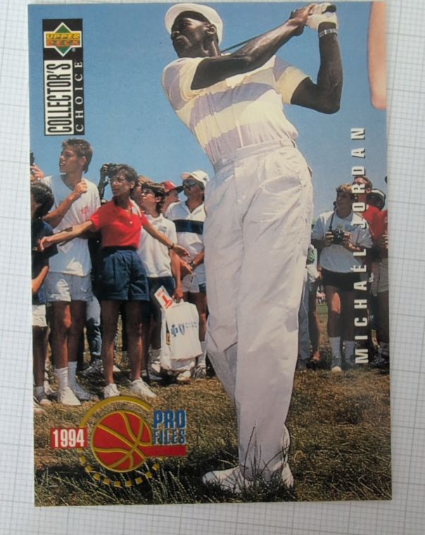 1994 Upper Deck Collector's Choice Pro Files Michael Jordan — front