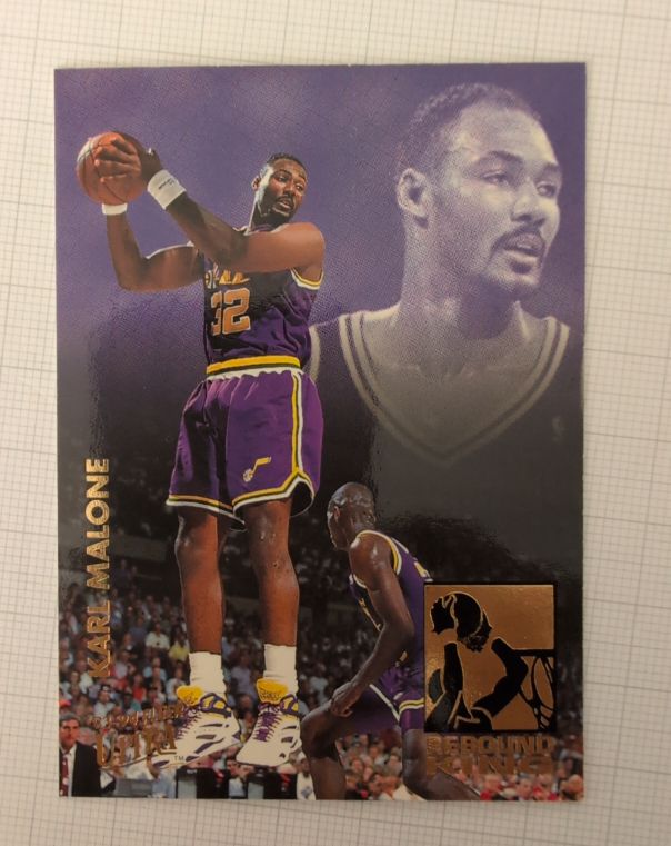 1993 SkyBox #1 Karl Malone — front