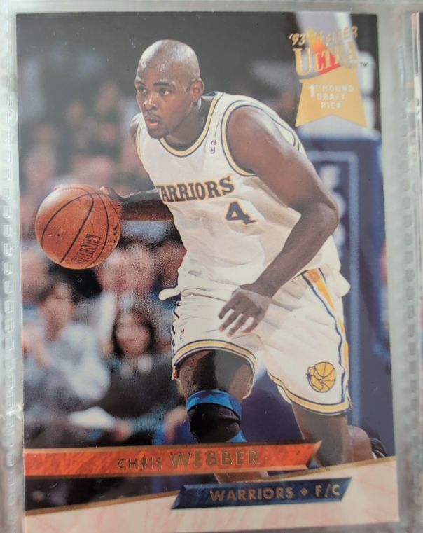 1993 Fleer Ultra #1 Chris Webber — front