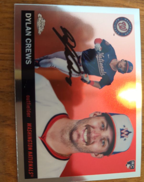 2023 Topps Chrome #RC Dylan Crews — front