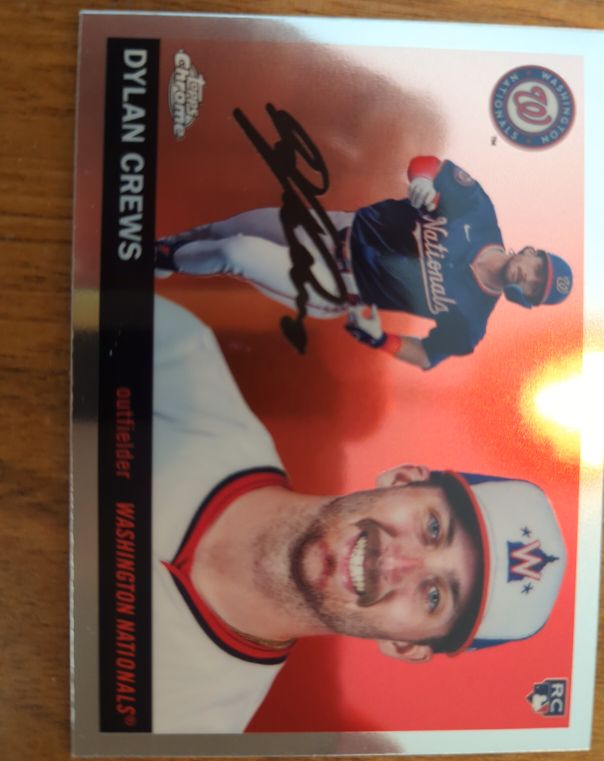 2023 Topps Chrome #RC Dylan Crews — front