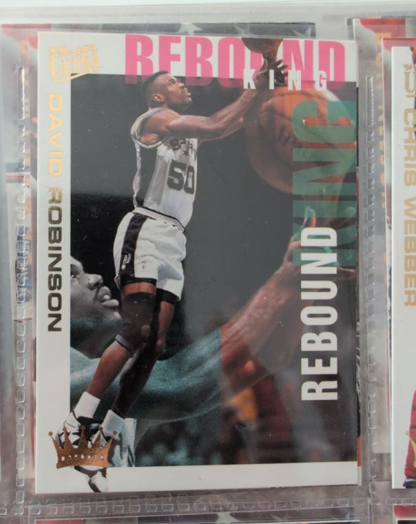 1993 Ultra #1 David Robinson Rebound King — front