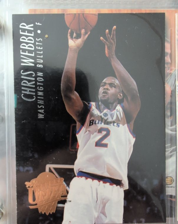 1994 Upper Deck #2 Chris Webber — front
