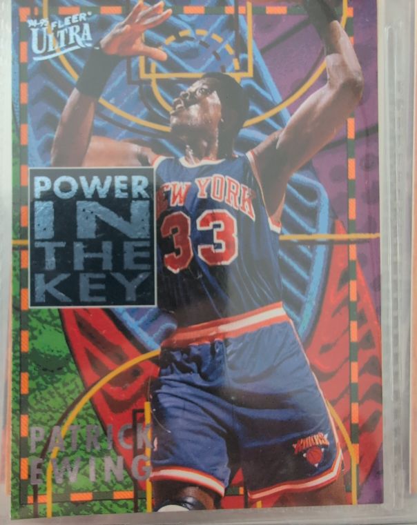 1994 Fleer Ultra Power In The Key #PITK1 Patrick Ewing — front