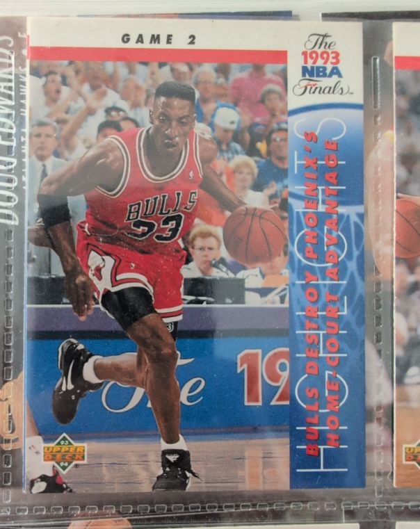 1993 Upper Deck NBA Finals Game 2 Scottie Pippen — front
