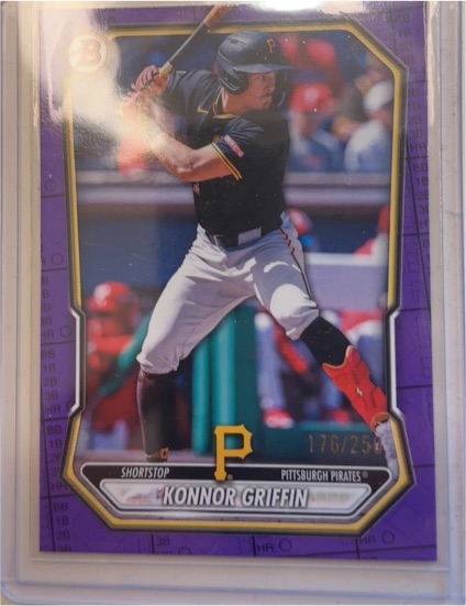 2022 Bowman #176 Konnor Griffin — front