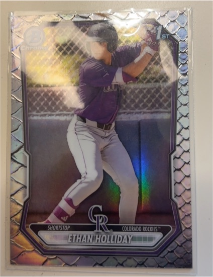 2021 Bowman Chrome #1st Ethan Holliday — front