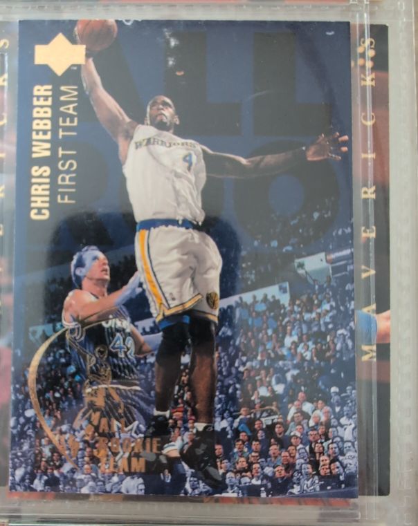 1994 Upper Deck #1 Chris Webber First Team — front