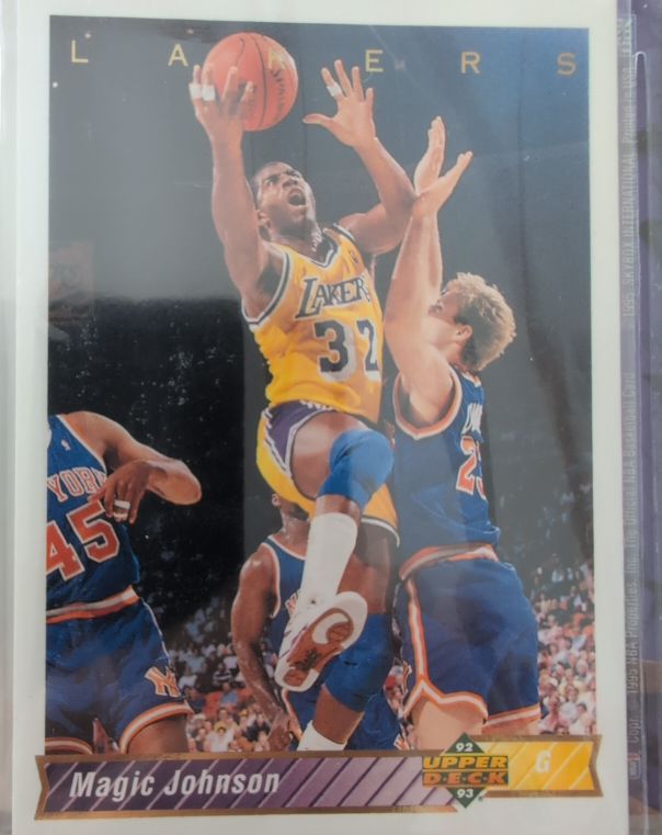1992 Upper Deck #G Magic Johnson — front