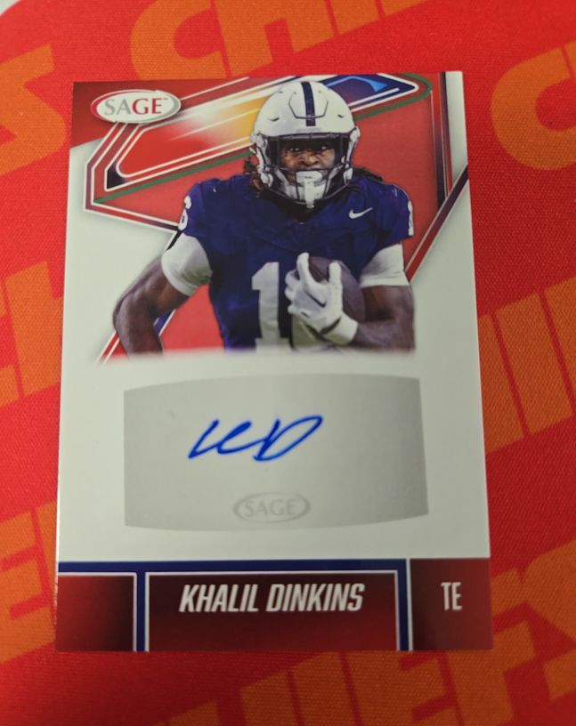 2022 SAGE Khalil Dinkins Autograph — front