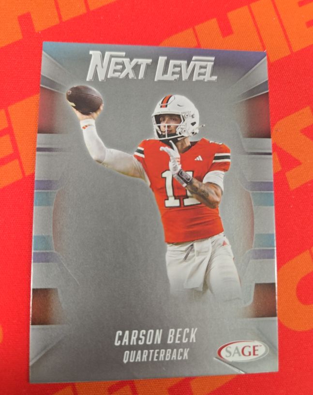 2023 SAGE Next Level Carson Beck — front