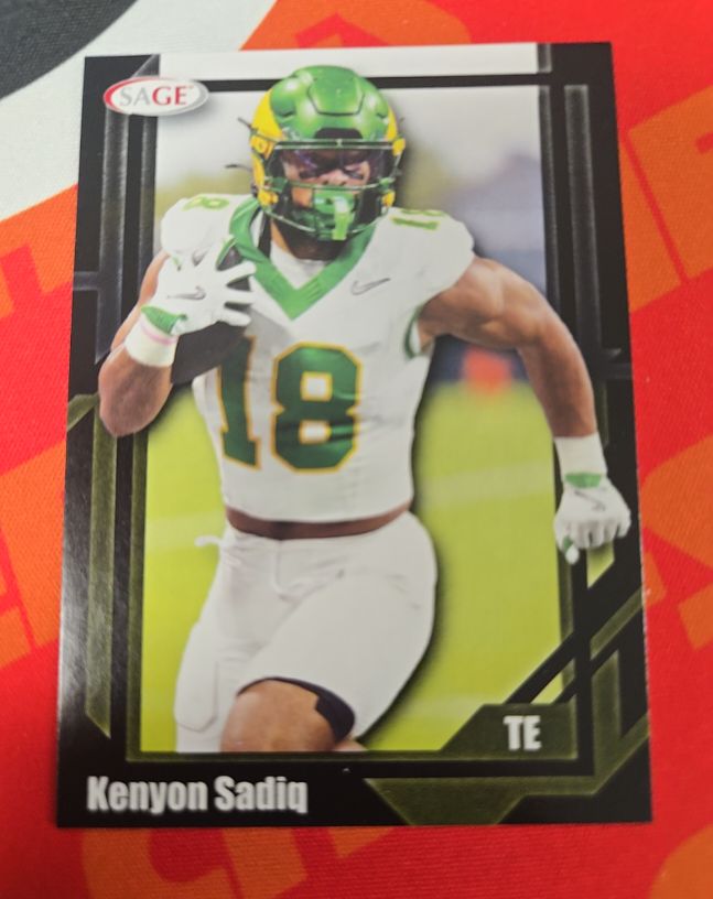 2023 SAGE Kenyon Sadiq — front