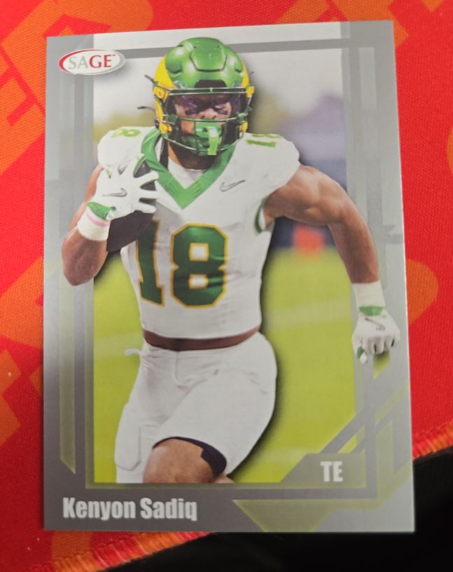 2023 SAGE Kenyon Sadiq #18 — front