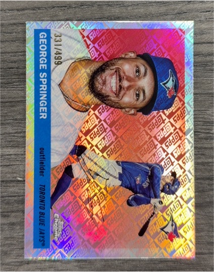 2021 Topps Chrome #331 George Springer — front