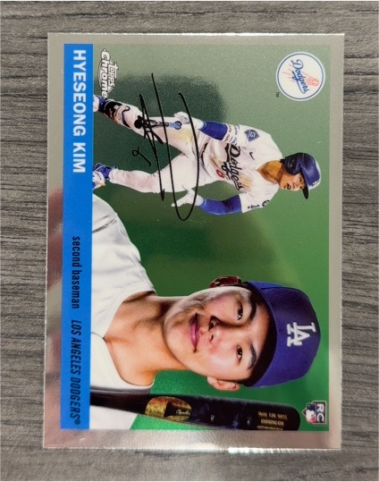 2022 Topps Chrome #RC Hyeseong Kim — front