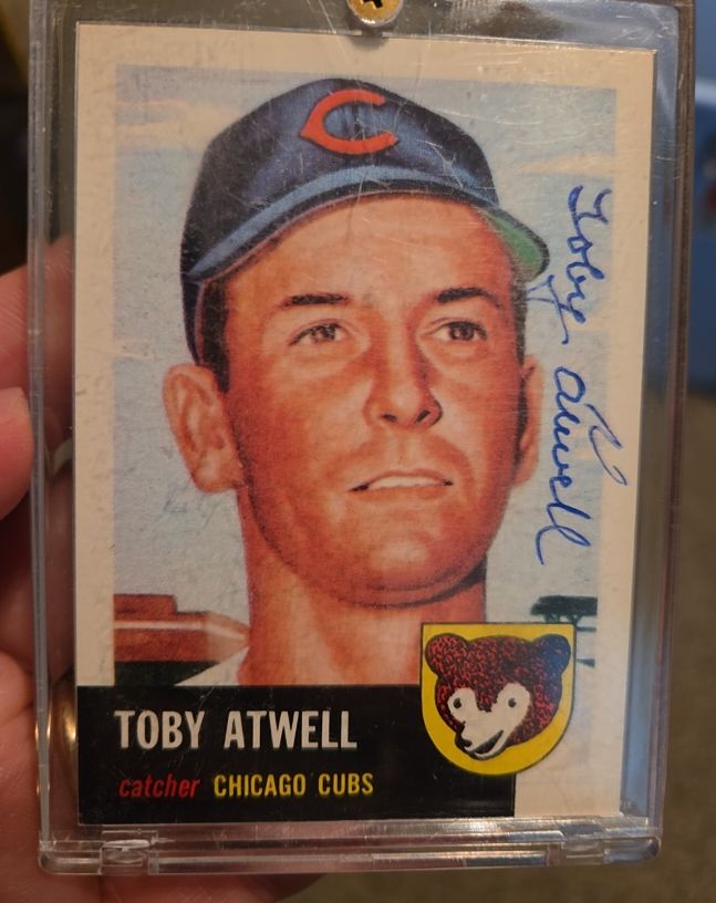 1955 Topps #1 Toby Atwell — front