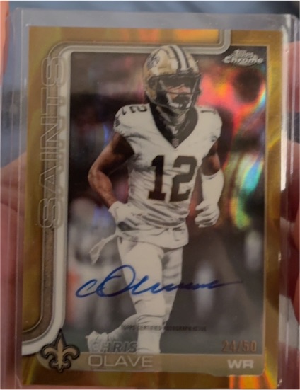 2022 Topps Chrome #24 Chris Olave — front