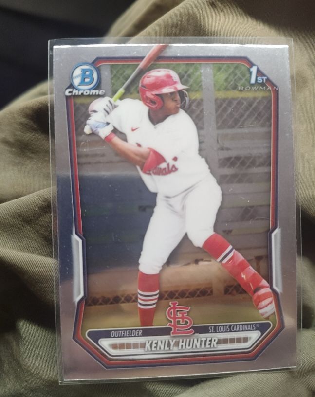 2021 Bowman Chrome #BCP-1 Kenly Hunter — front