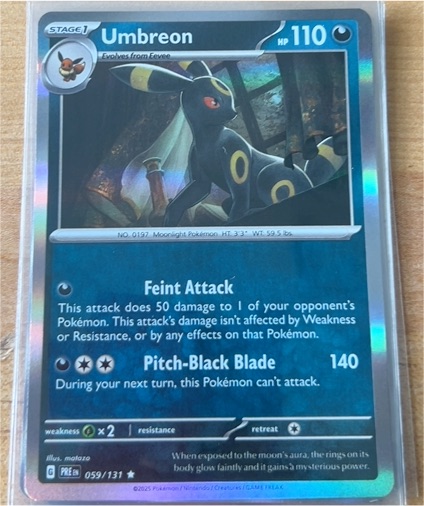 2025 Pokémon #059 Umbreon — front