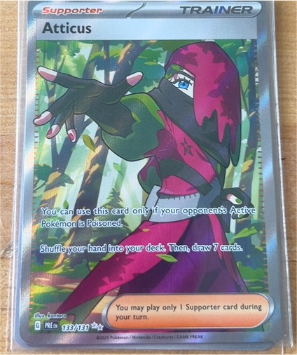 2023 Pokémon G PRE #133 Atticus — front