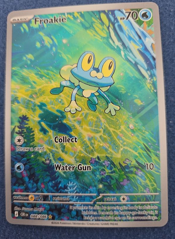 2026 Pokemon #088 Froakie — front