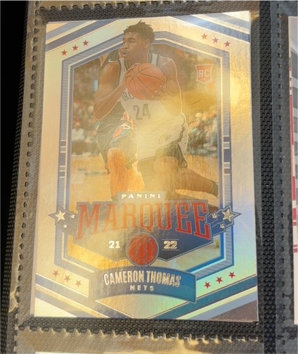 2021 Panini Marquee #21 Cameron Thomas — front