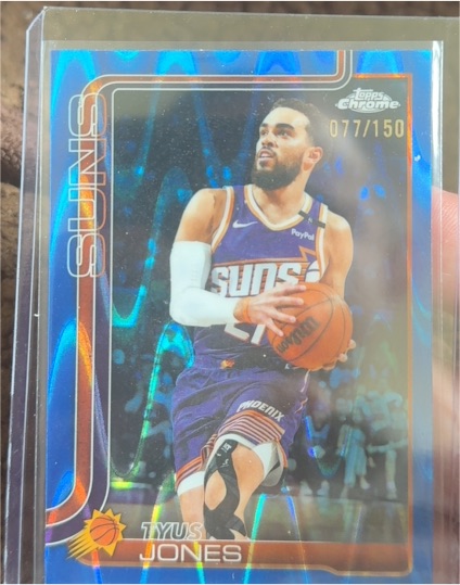 2020 Topps Chrome #077 Tyus Jones — front
