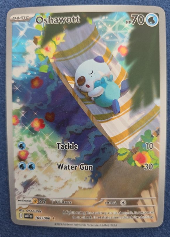 2025 Pokemon #105 Oshawott — front