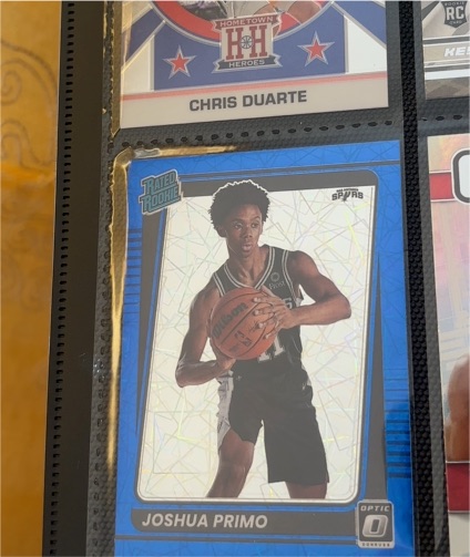 2021 Donruss Optic #RC Joshua Primo — front