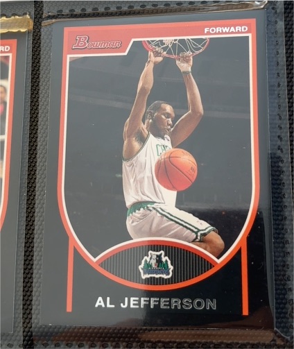 2004 Bowman Al Jefferson — front