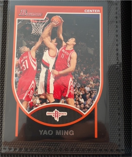 2003 Bowman #CENTER Yao Ming — front